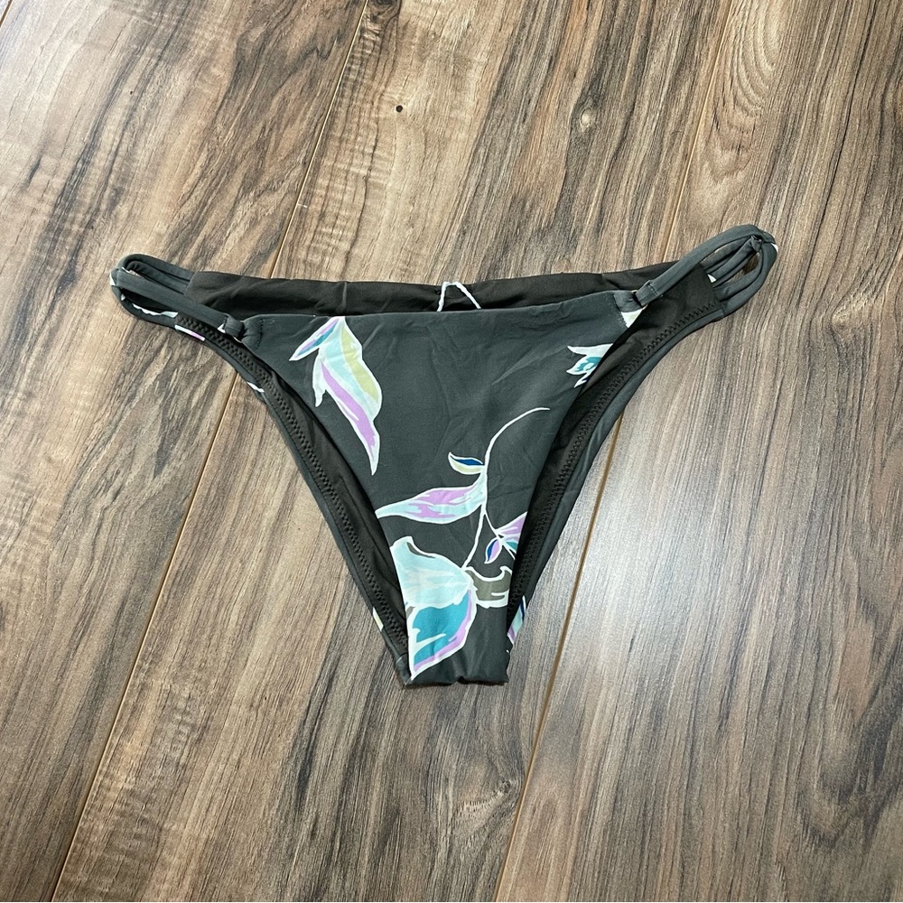 O’Neill Green Floral Bikini Bottom